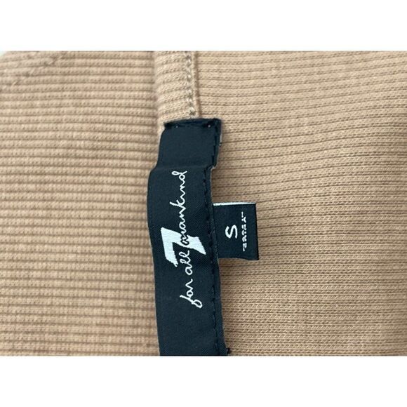 7 For All Mankind Asymmetrical Long Sleeve Bodysuit Size S - Picture 11 of 11